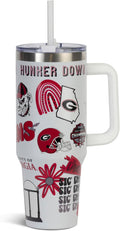40oz Team Spirit Game Day Tumbler - Official NCAA Licensed