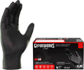 GLOVEWORKS Black Nitrile Gloves: Food-Safe & Textured