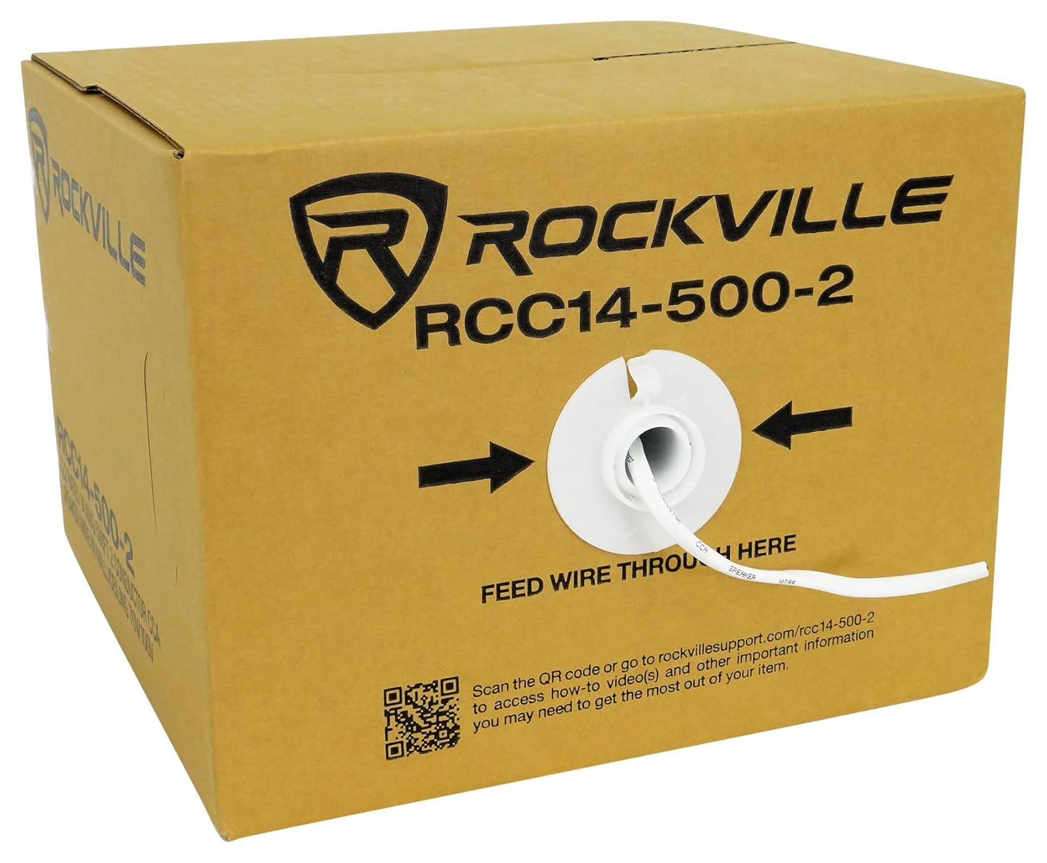 Rockville RCC14-500-2 14 AWG CCA Speaker Wire for Audio Needs