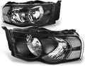 Auto Dynasty Headlights Assembly for 2002-2005 Dodge Ram - Halogen Fit