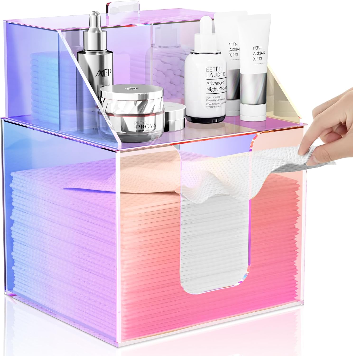 Disposable Facial Towels Storage Box for Clean Skin Club XL