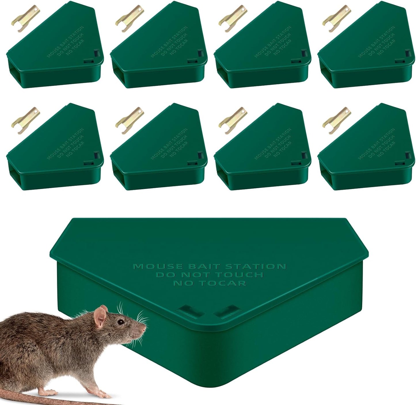 Reusable Mouse Bait Station Kit - Child & Pet Friendly