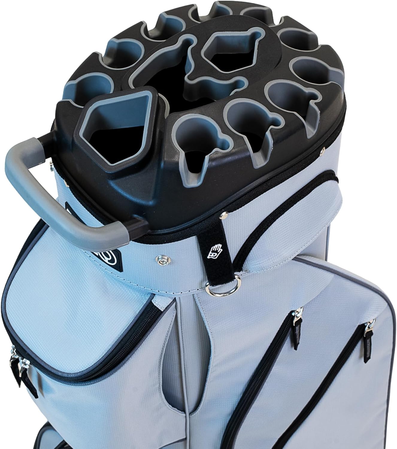 Izzo Vault Golf Cart Bag with 14 Way Club Divider for Golfers