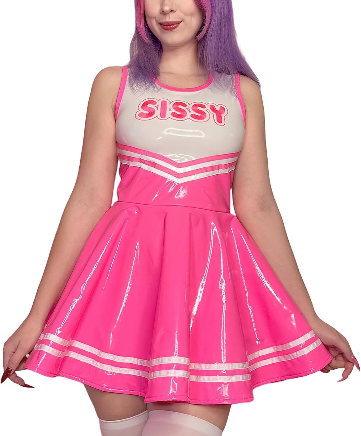Cheer Sissy Bodycon Mini Dress for Bold Fashion Lovers