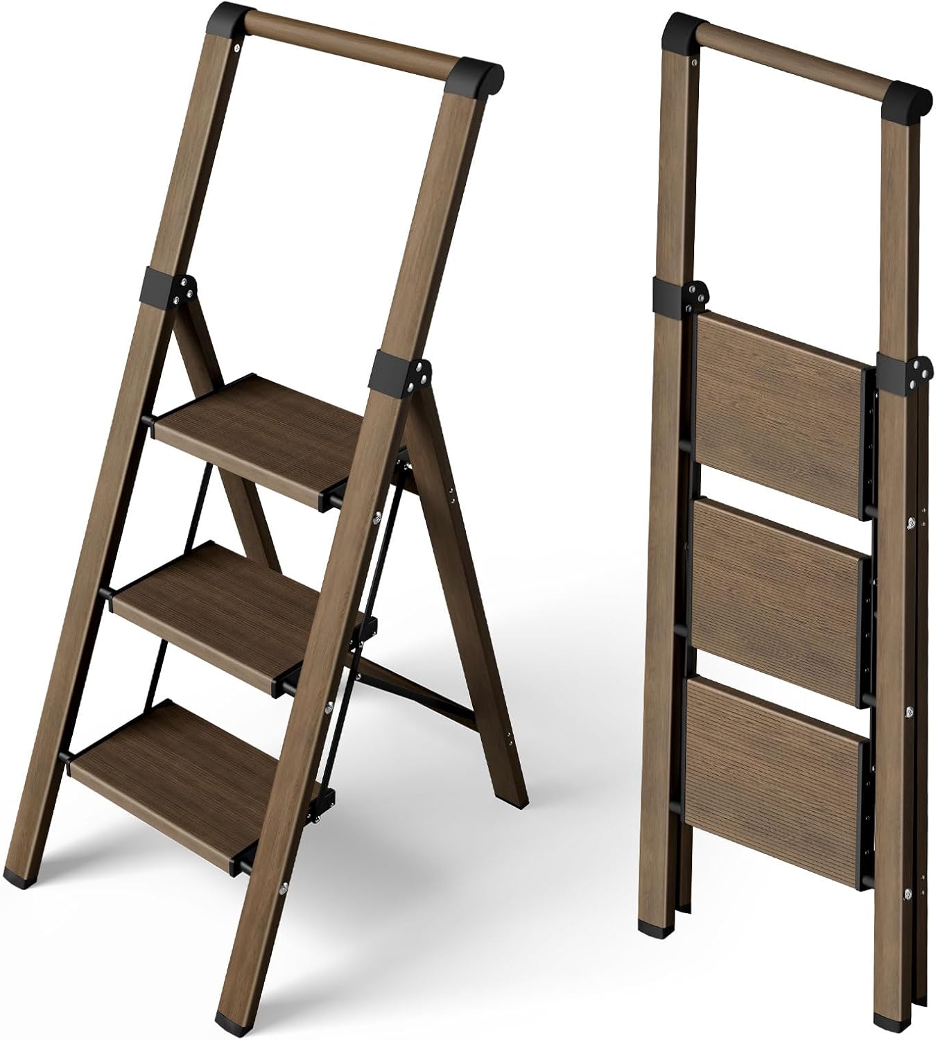 Taranta 3 Step Ladder - Lightweight Aluminum Step Stool