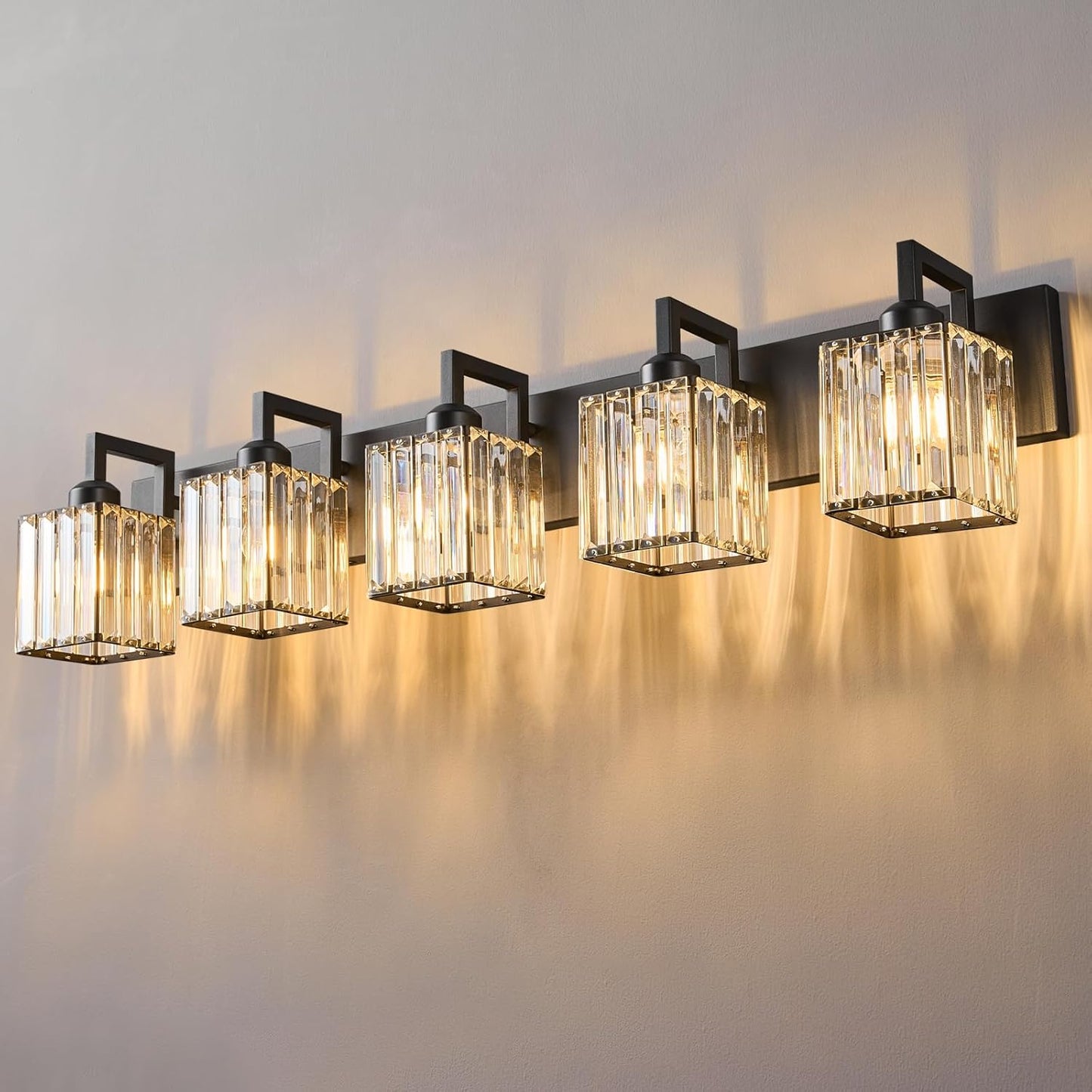 Modern Crystal Vanity Lighting for Stylish Bathroom Decor