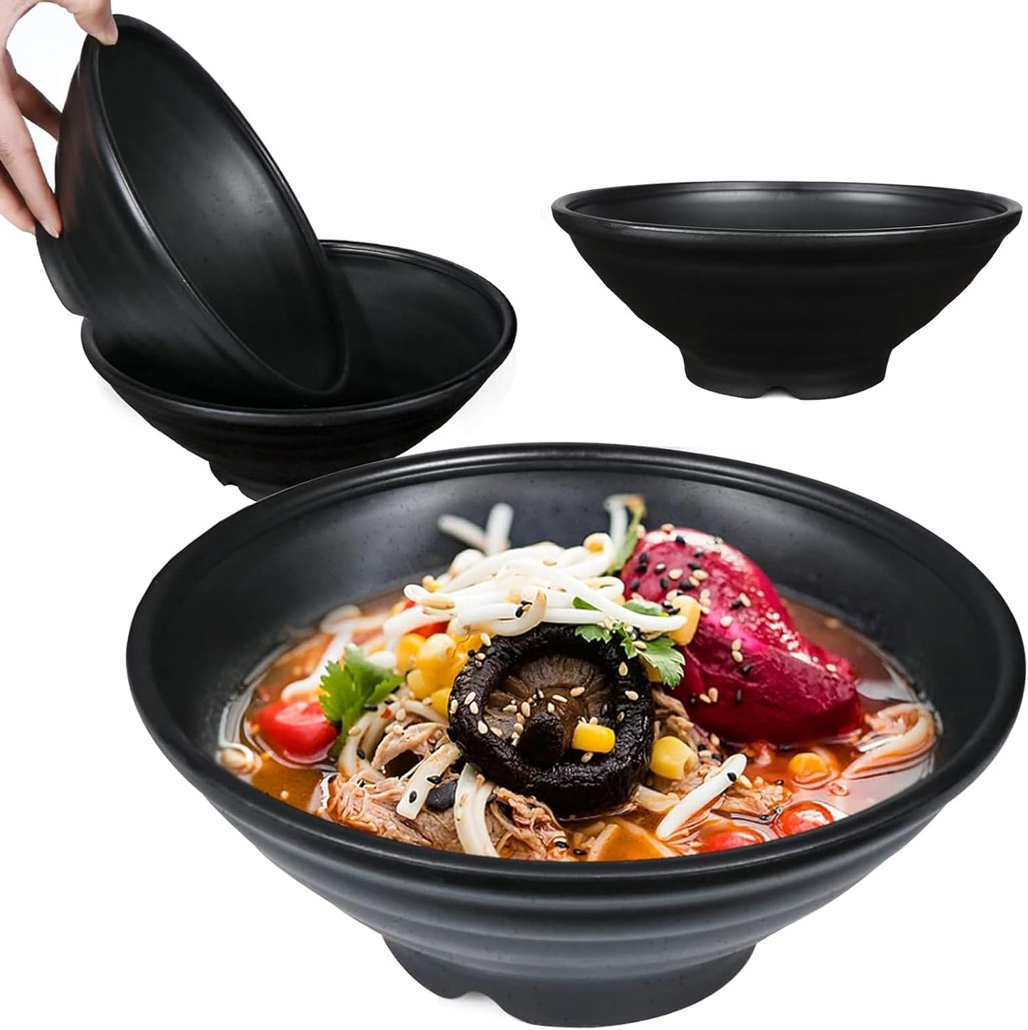shopwithgreen Unbreakable Ramen Bowl Set - 44oz Quality & Style