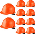 Leumoi 10 Pcs Suspension Hard Hat - Durable Team Safety Pack