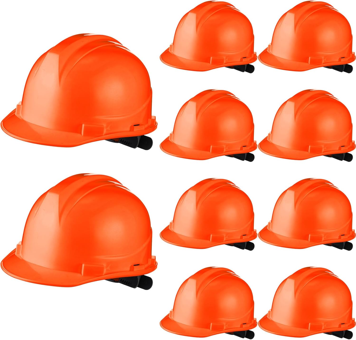 10 Pcs Suspension Hard Hat for Safety and Comfort in Construction