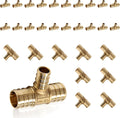 PEX Fittings 3/4 in x 3/4 in x 1/2 in Reducing Tee (30-Pack)