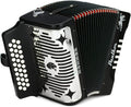 Hohner Panther 3-Row Diatonic Accordion (Black) - Robust Tone