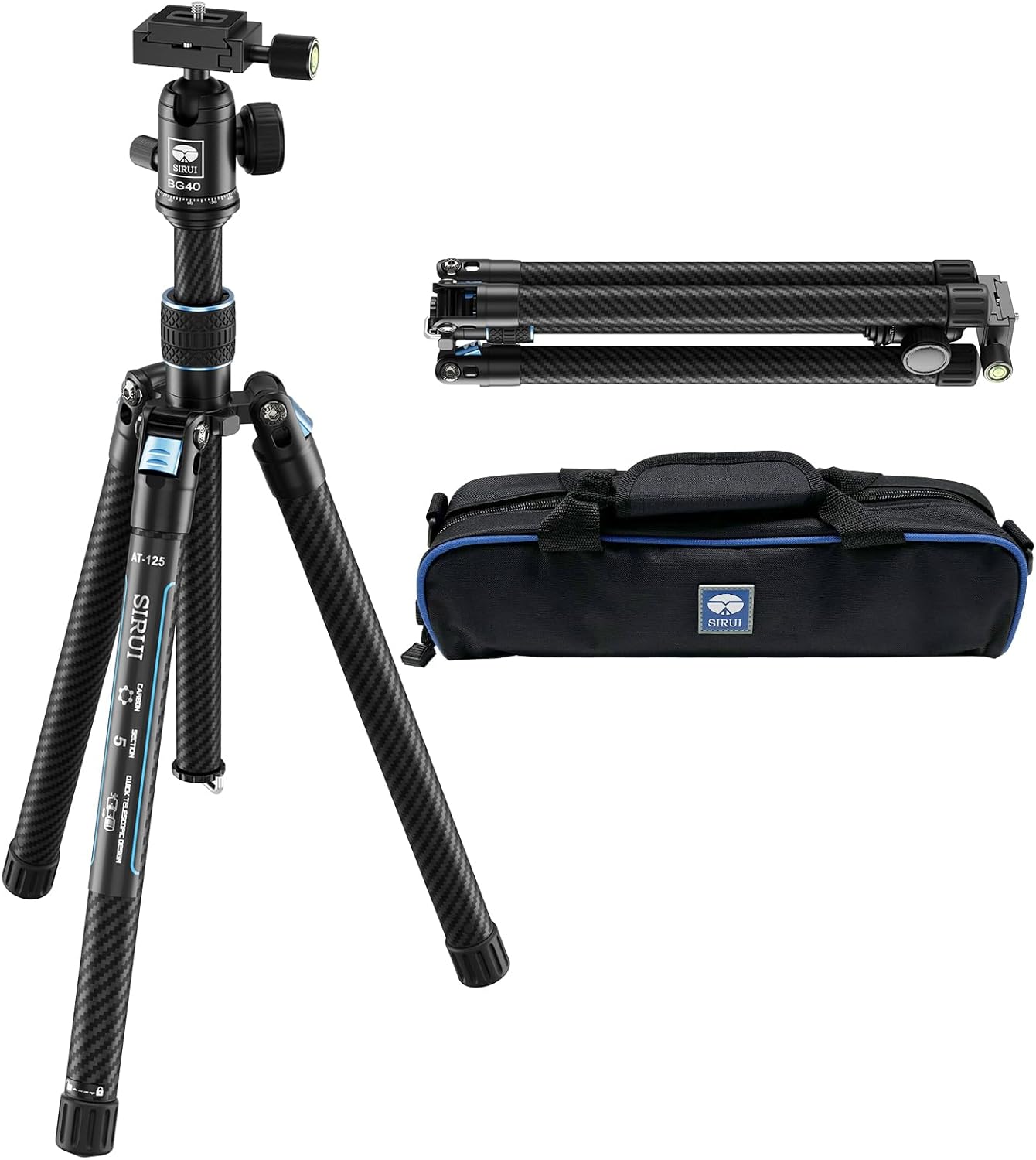 SIRUI 60in Carbon Fiber Tripod: Lightweight Travel Companion