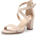 Women's IN3 Grace Strappy Block Heels Sandals - Comfortable 3 in Heel