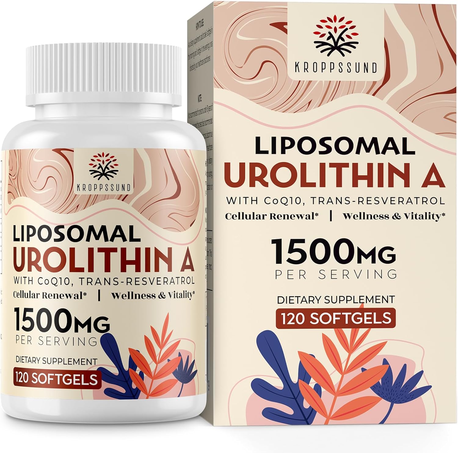 Urolithin A Supplement with Liposome Technology for Health