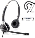 TruVoice HD-750 Premium Office Headset with Noise Canceling Mic