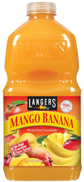 Mango Banana Nectar 64 Fl Oz Pack of 8 - Tropical, No Artificial