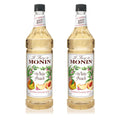 White Peach Syrup 1L 2-Pack - Juicy Peach Flavor for Cocktails