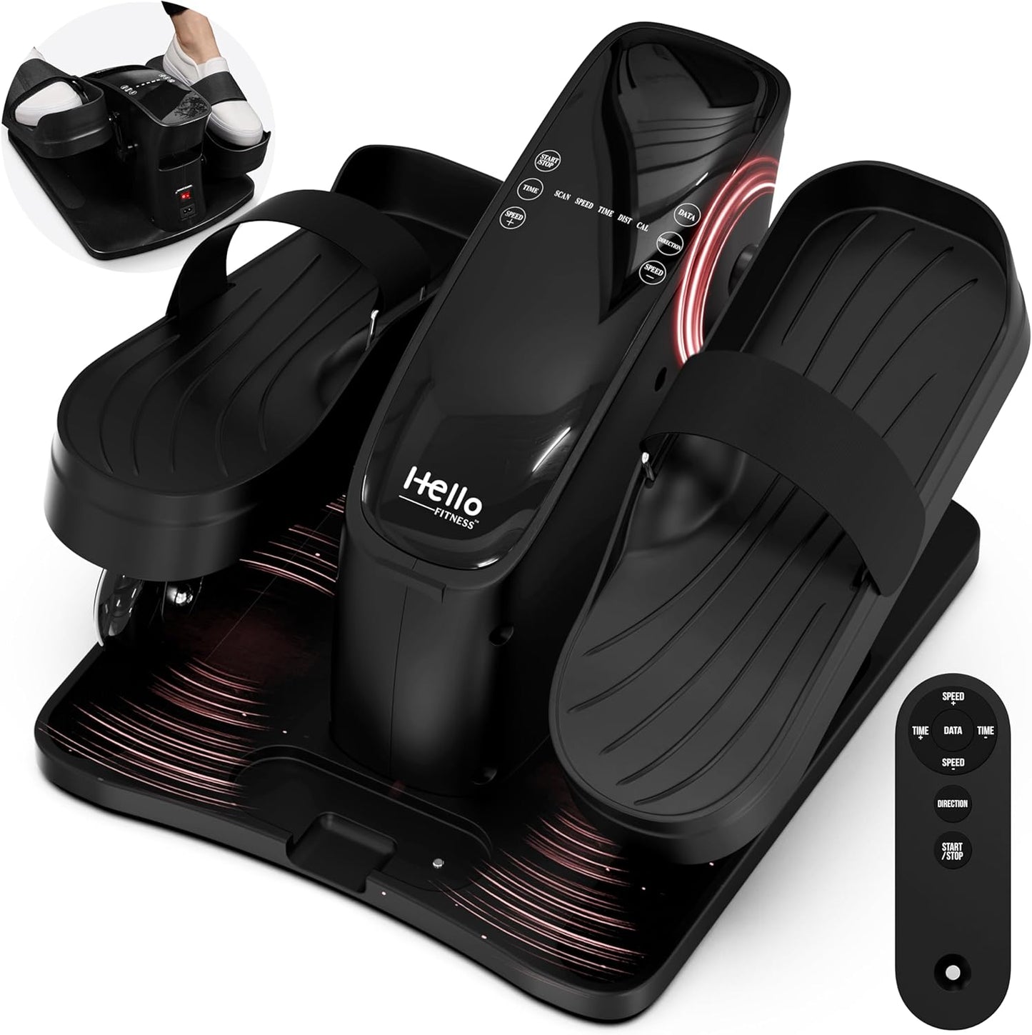 Quiet & Portable Electric Leg Exerciser for Seniors