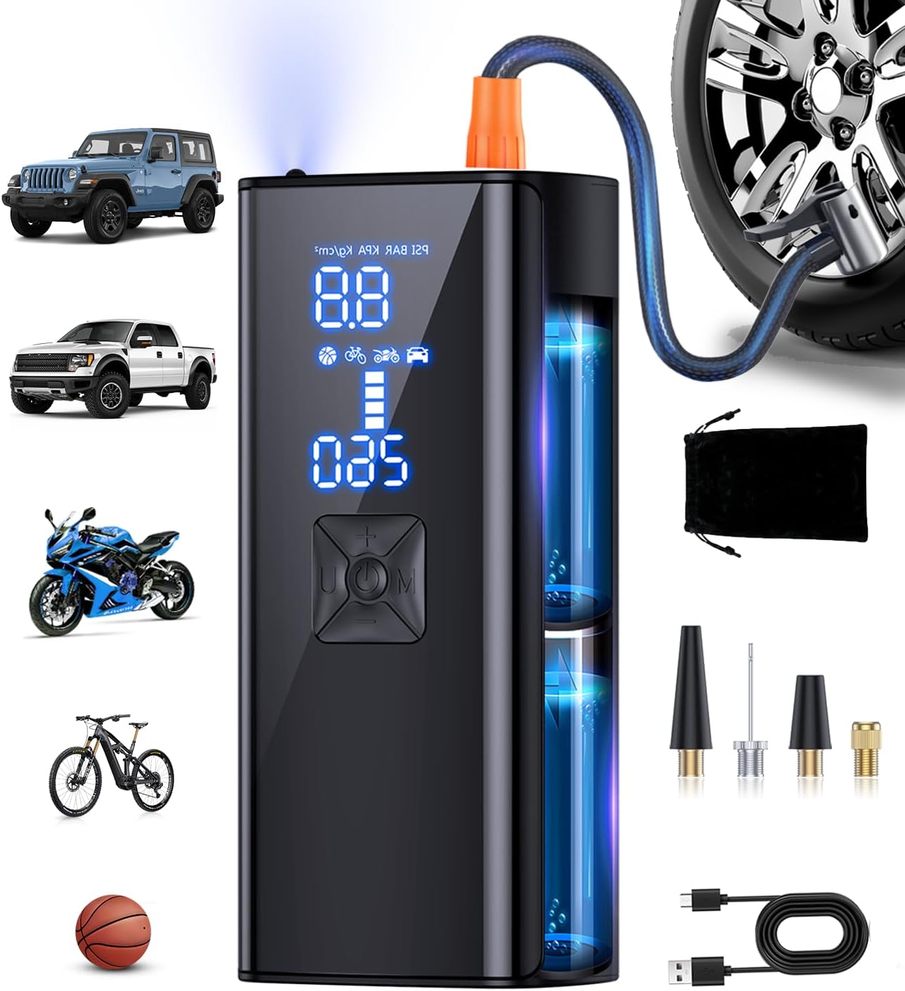 GJOSYOI Tire Inflator Portable Air Compressor Review
