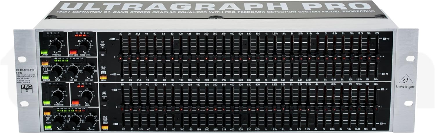 Behringer ULTRAGRAPH PRO FBQ6200HD: High-Definition 31-Band Equalizer