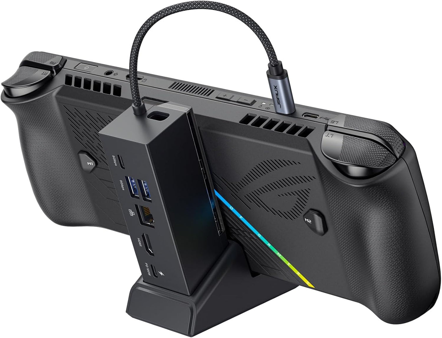 JSAUX Docking Station for ROG Ally X and Steam Deck - 6-in-1