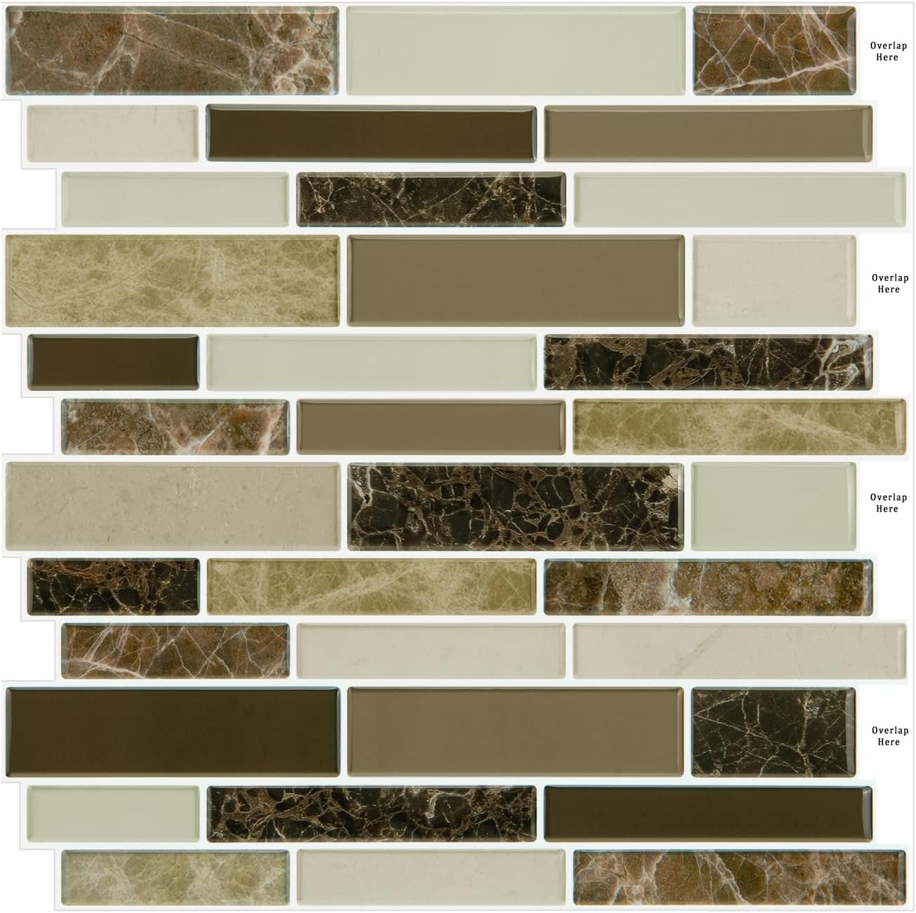 Vamos Tile Peel and Stick Backsplash for Easy Kitchen Upgrade