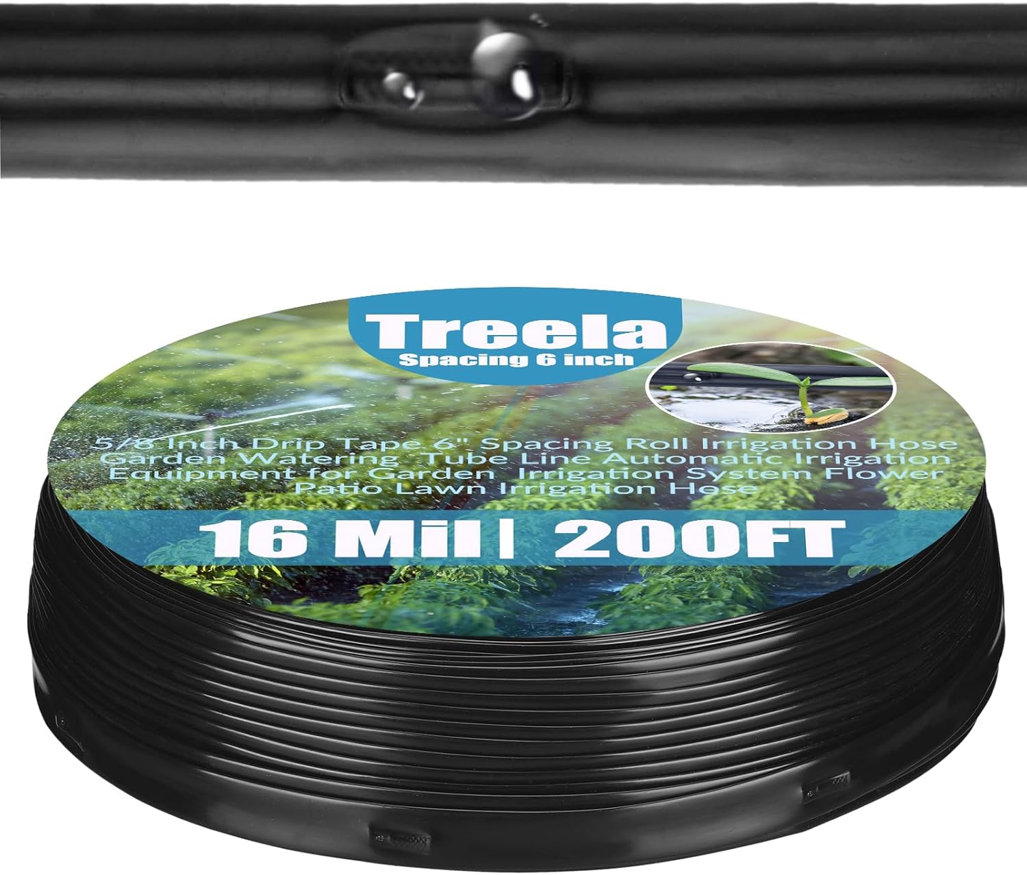 200ft 5/8 Inch Drip Tape for Efficient Garden Irrigation
