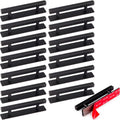 Self Adhesive Cabinet Handles Matte Black 6in - No Drill 14 Pack