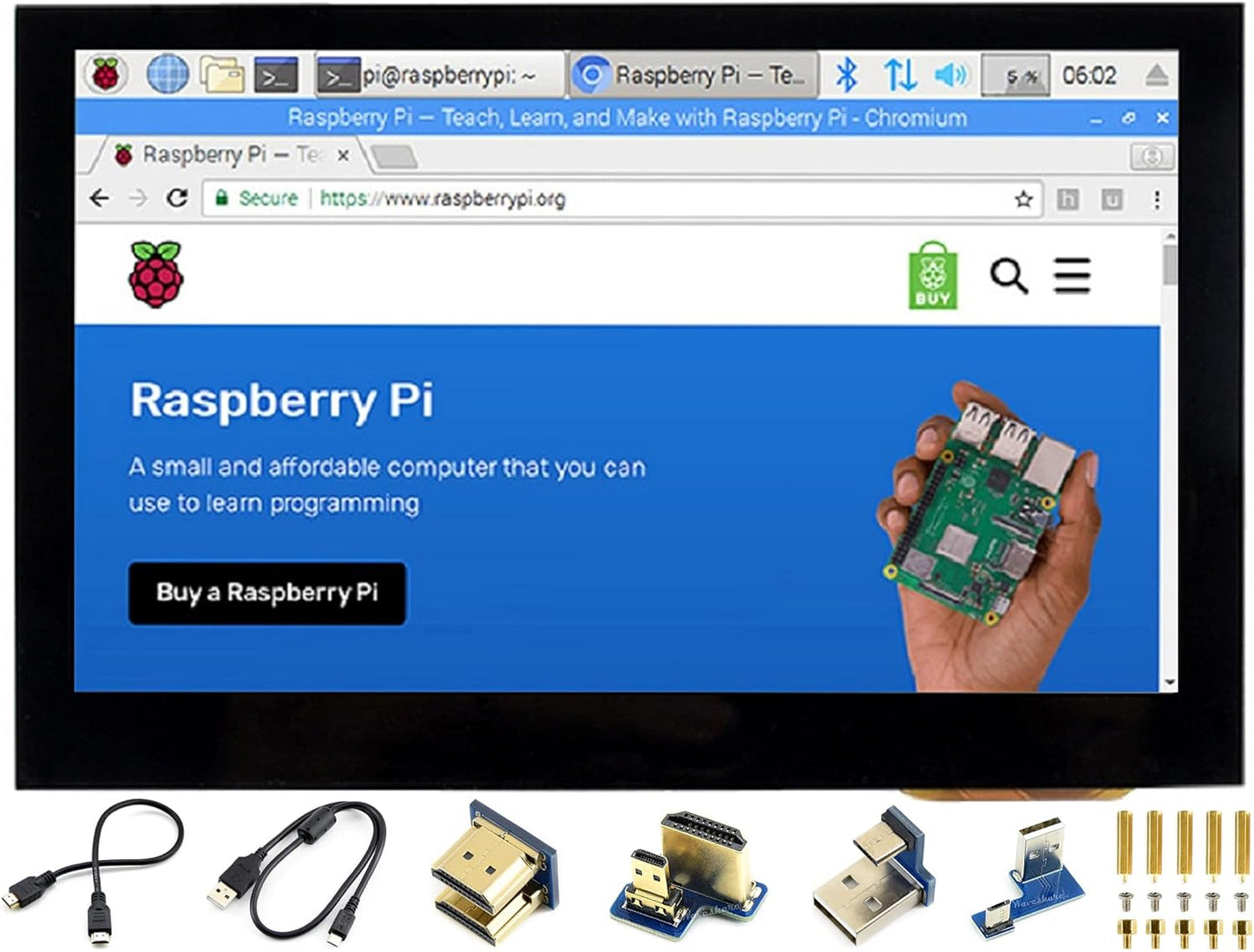 Waveshare 4.3inch HDMI LCD Touch Screen for Raspberry Pi and More