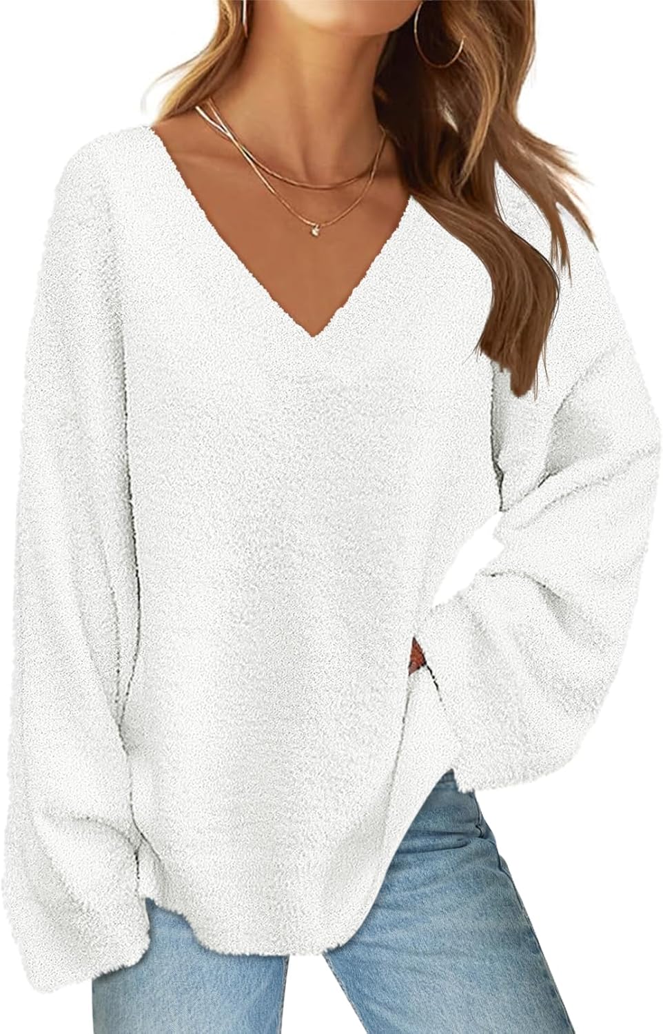 MEROKEETY Cozy Chunky Knit Sweater for Women in Fall 2025