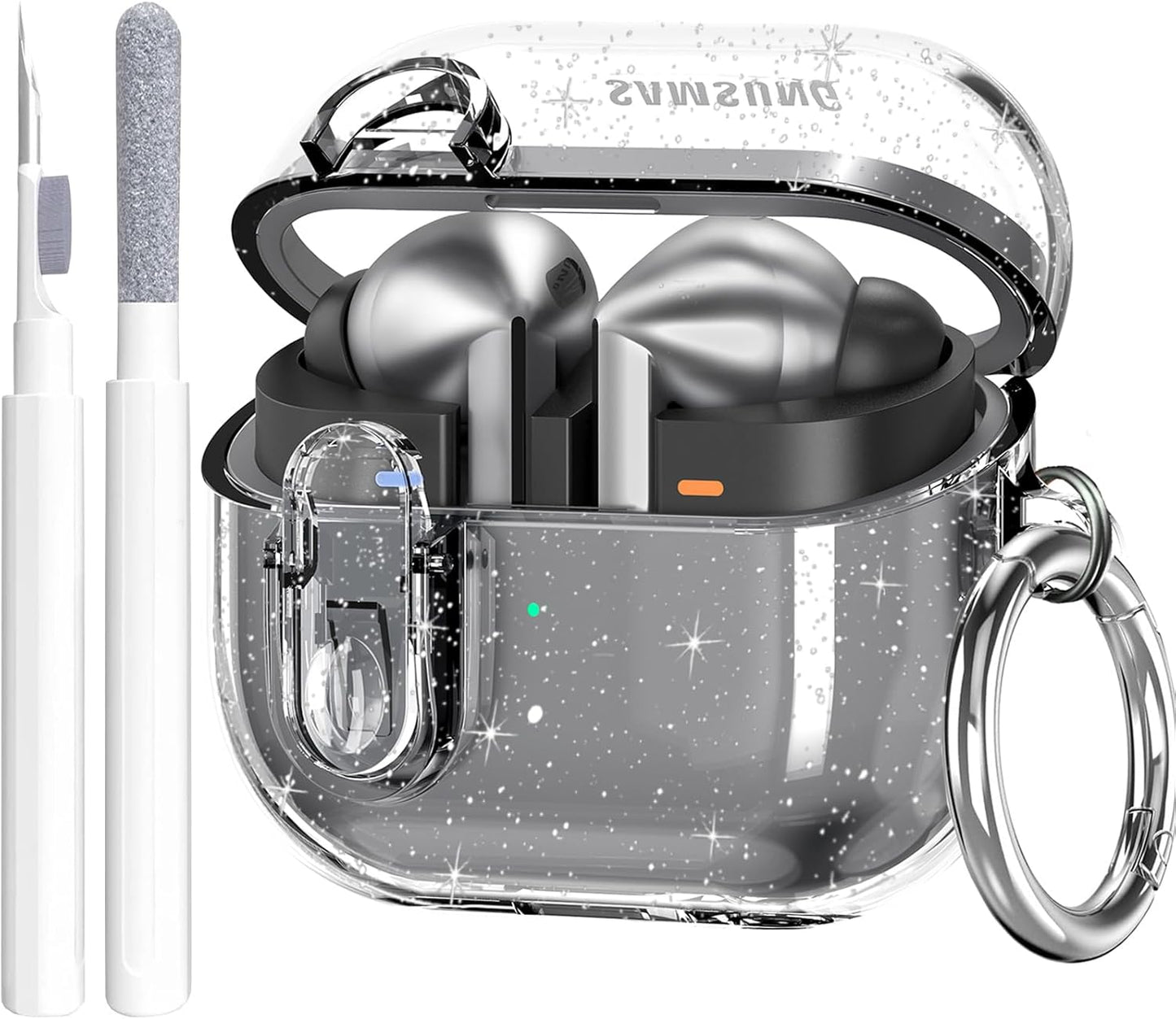 Sparkle & Protect Your Galaxy Buds 3 Pro with OTOPO Glitter Clear Case
