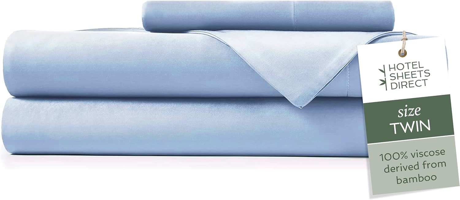 Luxurious Twin Bed Sheet Set for Kids - Silky Soft Bamboo Sheets