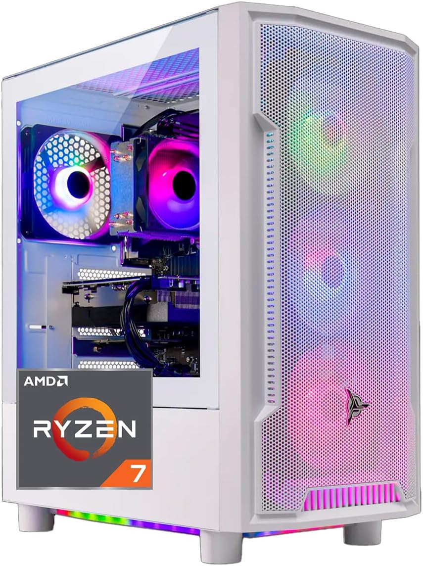 Skytech Gaming Archangel Desktop PC with Ryzen 7 and RX 6600