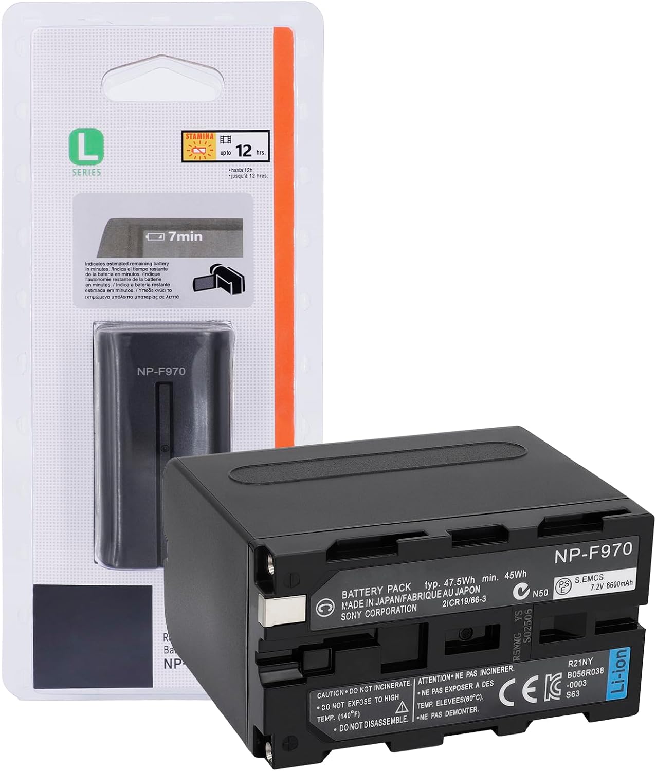 NP-F970 Battery Replacement for Sony Camcorders and Monitors