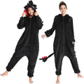 Men Women Dragon Onesie Pajamas Cosplay Jumpsuit - Warm Soft Fit