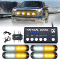 Xprite LED Surface Mount Strobe Lights Kit - Compact Grill Emergency