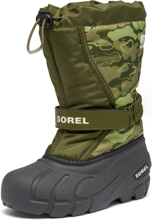 SOREL Youth Flurry Winter Snow Boots for Kids - Waterproof & Warm
