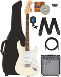 Olympic White Squier Affinity Stratocaster Bundle - Beginner Kit
