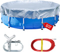 18FT Pool Cover for 14FT Above Ground Pool - Winter Winch & Cable