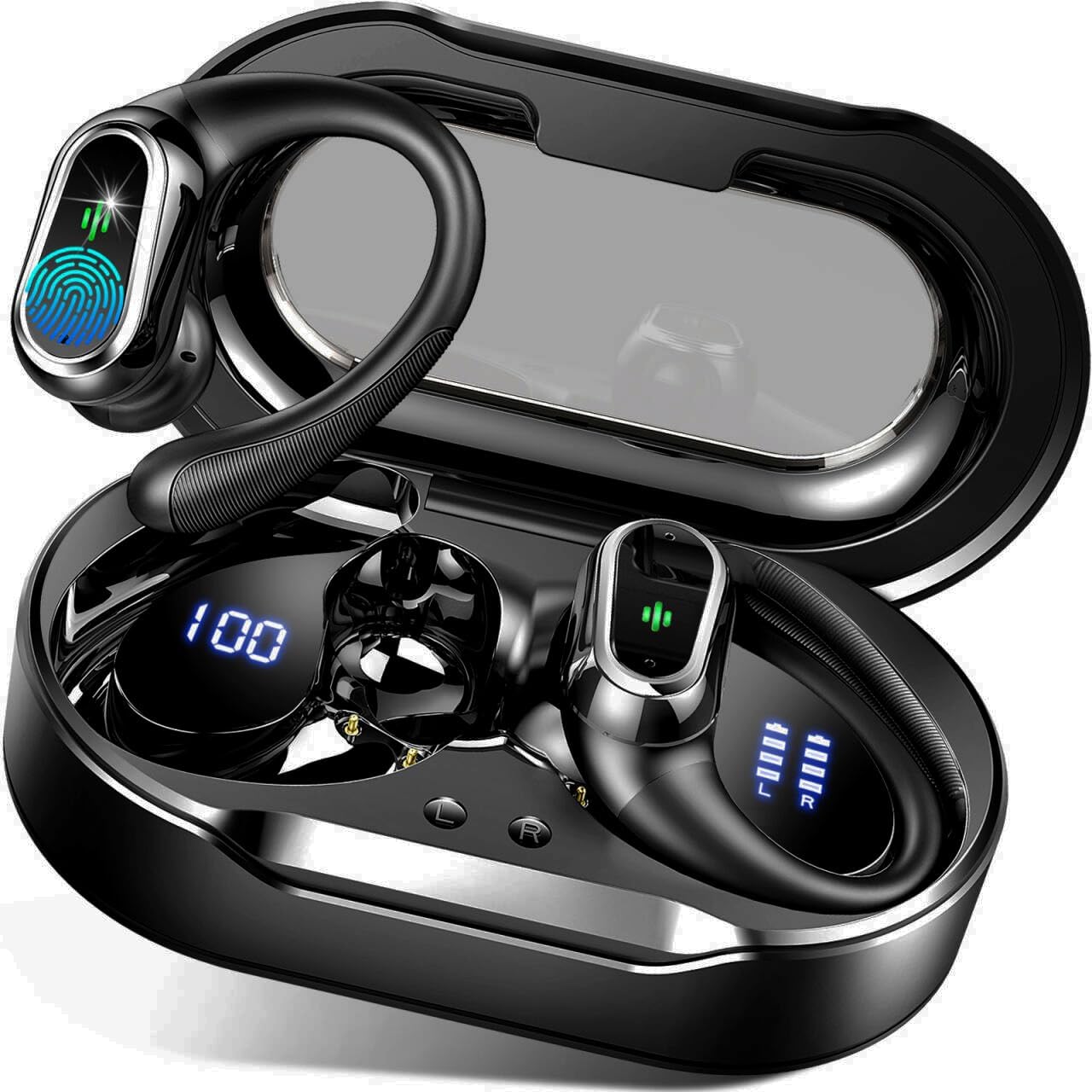 Wireless Earbuds with ENC Noise Canceling Mic for Sports