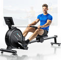 Wenoker Magnetic Rower Machine for Home with LCD Monitor
