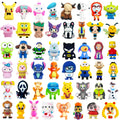 48Pcs 3D Silicone Focus Beads for Pen and Keychain Making - Cute DIY