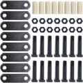 GREPSPUD Trailer Axle Shackle Bolt Kit for Dual Axles