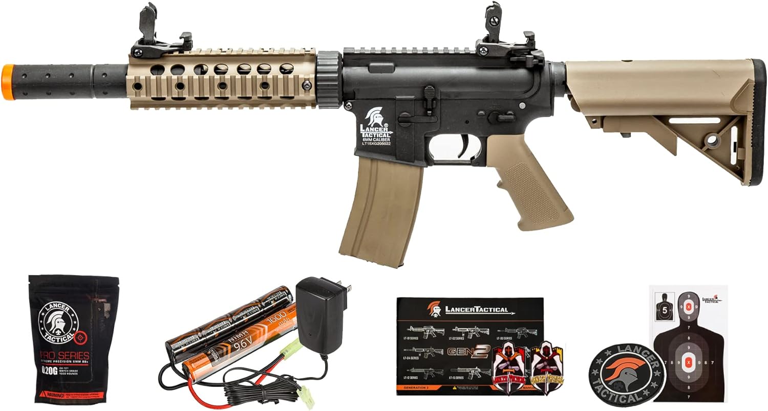 Lancer Tactical Gen 2 Airsoft Gun SD M4 Polymer AEG Rifle Review