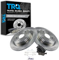TRQ Rear Brake Pad & Rotor Kit Compatible with 2019-2021 Acura RDX