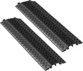 Drop Over Cable Cover 2 Channel Ramp - Heavy Duty Cord Protector