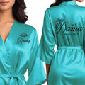 Mis Quince Anos Robes Satin Getting-Ready Robe - Personalized Keepsake