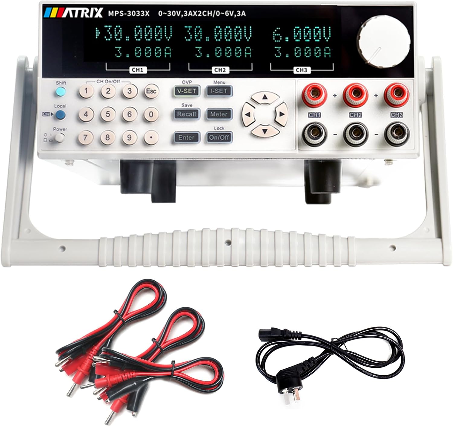 Precision Triple Output Bench Power Supply