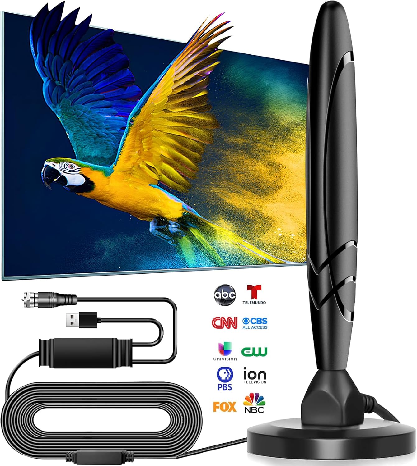 Crystal Clear HD TV Antenna - 400-Mile Range!