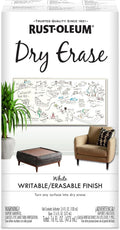 Dry Erase Brush-On Paint Kit - White Dry Erasable Finish